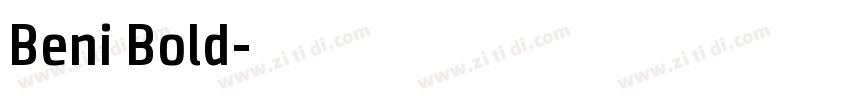 Beni Bold字体转换